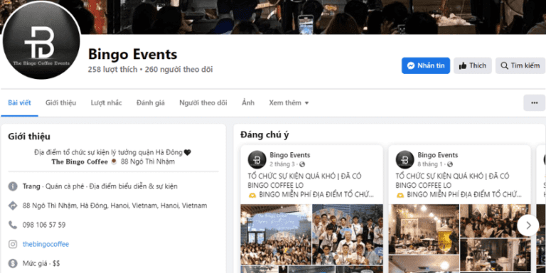 Phân tích triển khai Marketing quán cà phê The Bingo cho thuê tổ chức sự kiện 1000m2 3 Marketing quán cafe Bingo